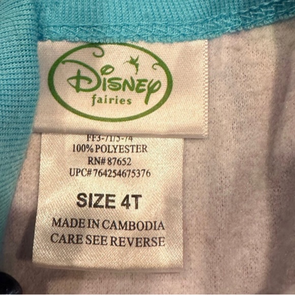 Tinkerbell Footed sleeper 4-T - Picture 2 of 2